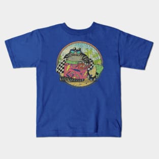 Surf Cat 1980 Kids T-Shirt